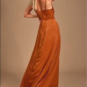Rust Orange Dress